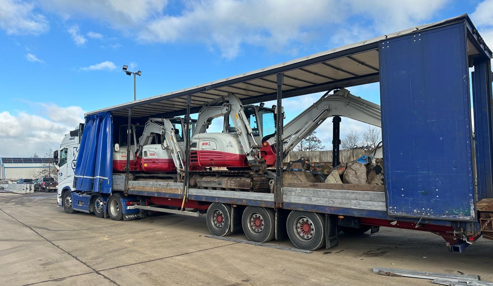 machinery ready for export